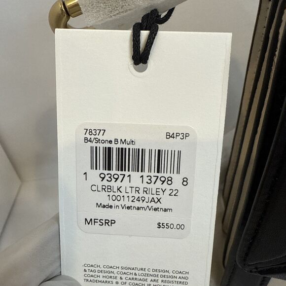 Coach 1941 Riley 22 Top Handle Color block NWT - Picture 2 of 9